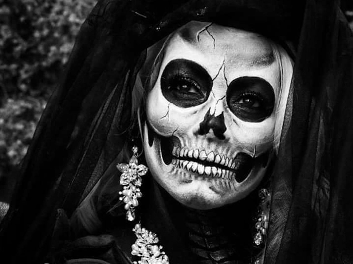 catrina blanco y negro Mega Procesión De Las Catrinas 2018