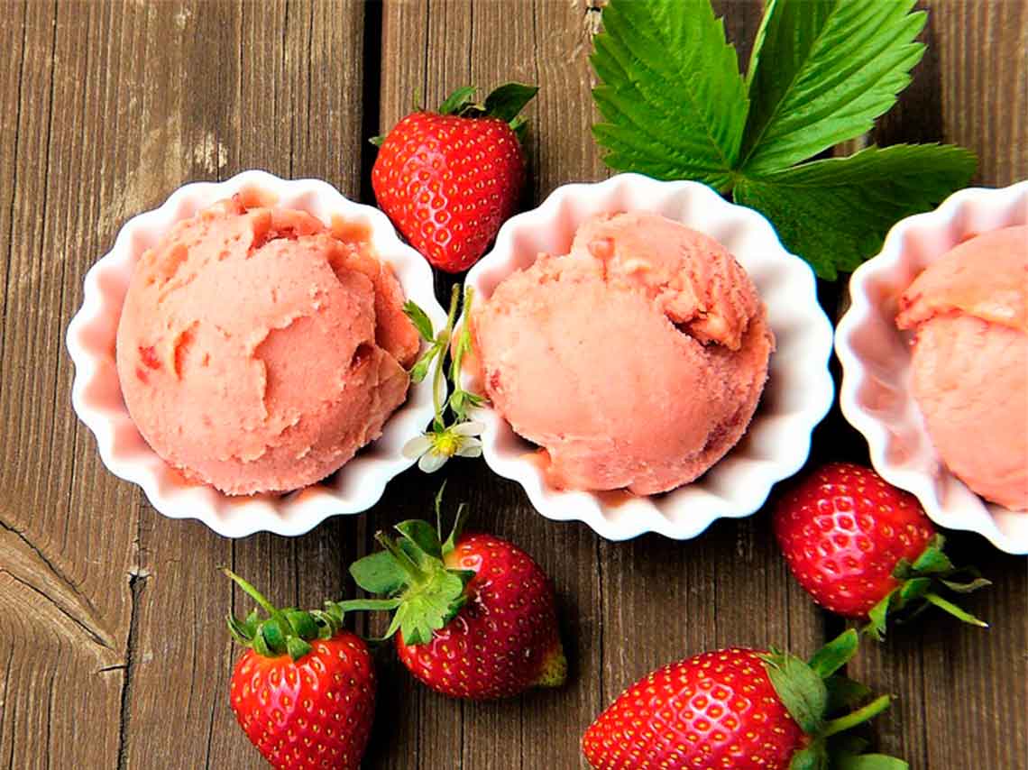 Rodadas de agosto 2018 helado de fresa