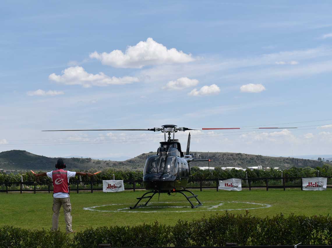 Wine Circus Fest 2018: recorrido en helicóptero