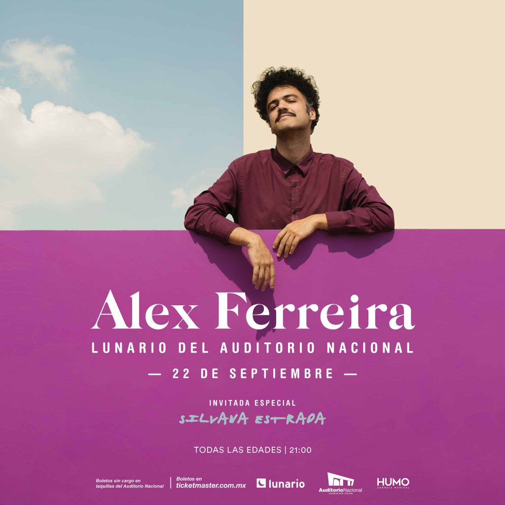 Alex Ferreira llevará su Canapé al Lunario del Auditorio 1