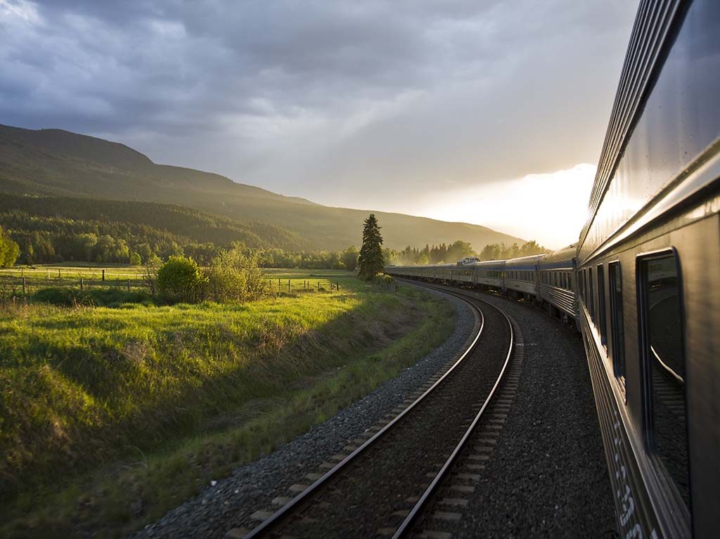 Tren en Canadá