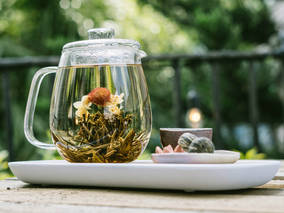 Blend tea, té con flores en CDMX