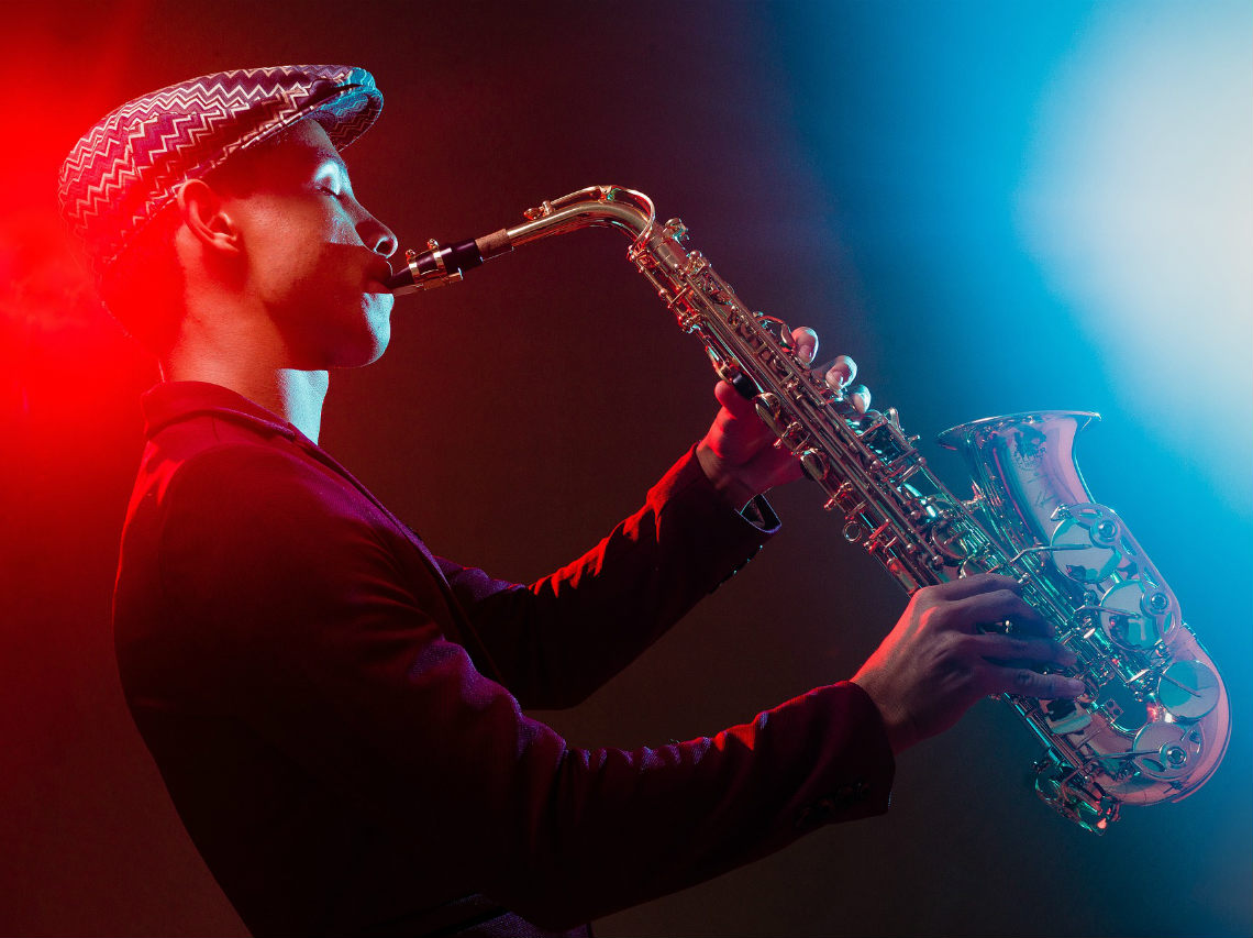 Kalimba y Samo con la Big Band Jazz de México en Frontón