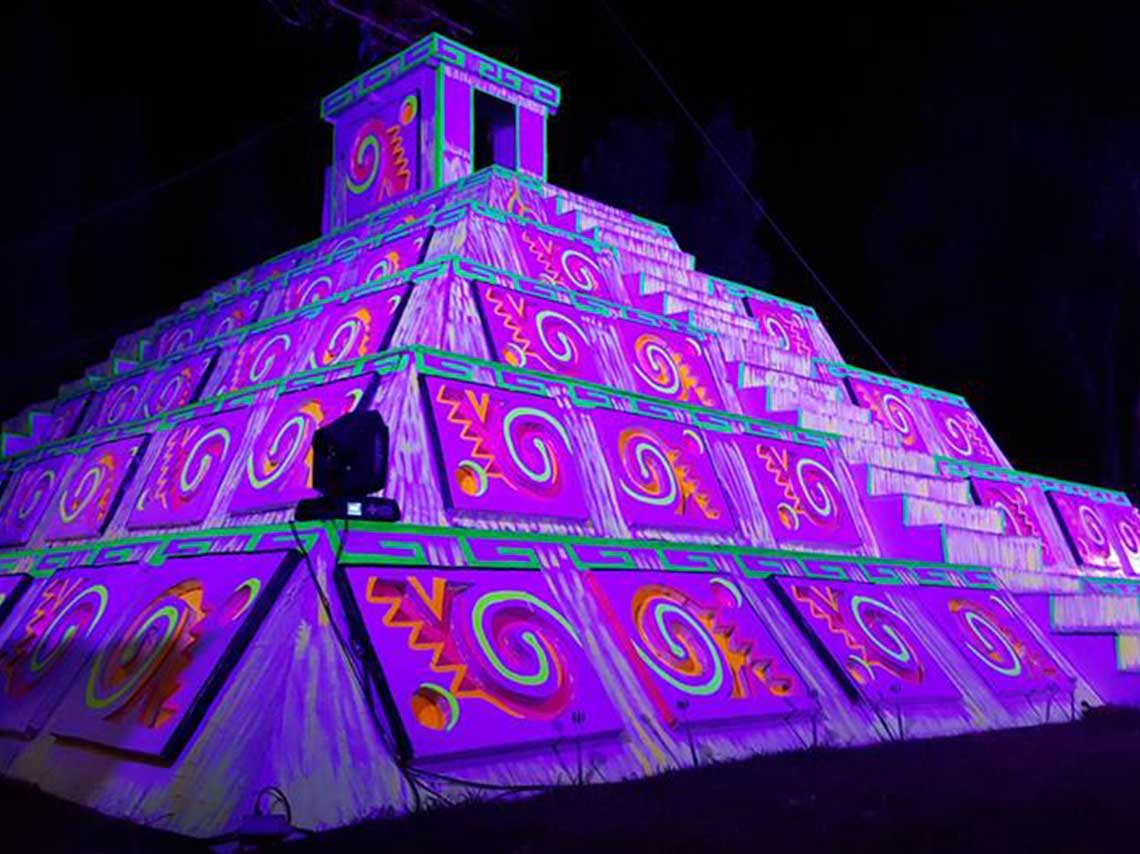 La Llorona en Xochimilco 2018 piramide