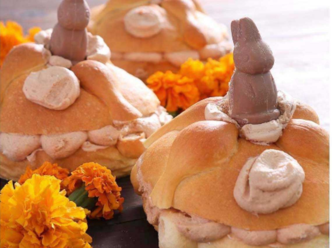 Top de pan de muerto exótico 2018 en CDMX ¡con tocino y conejito!