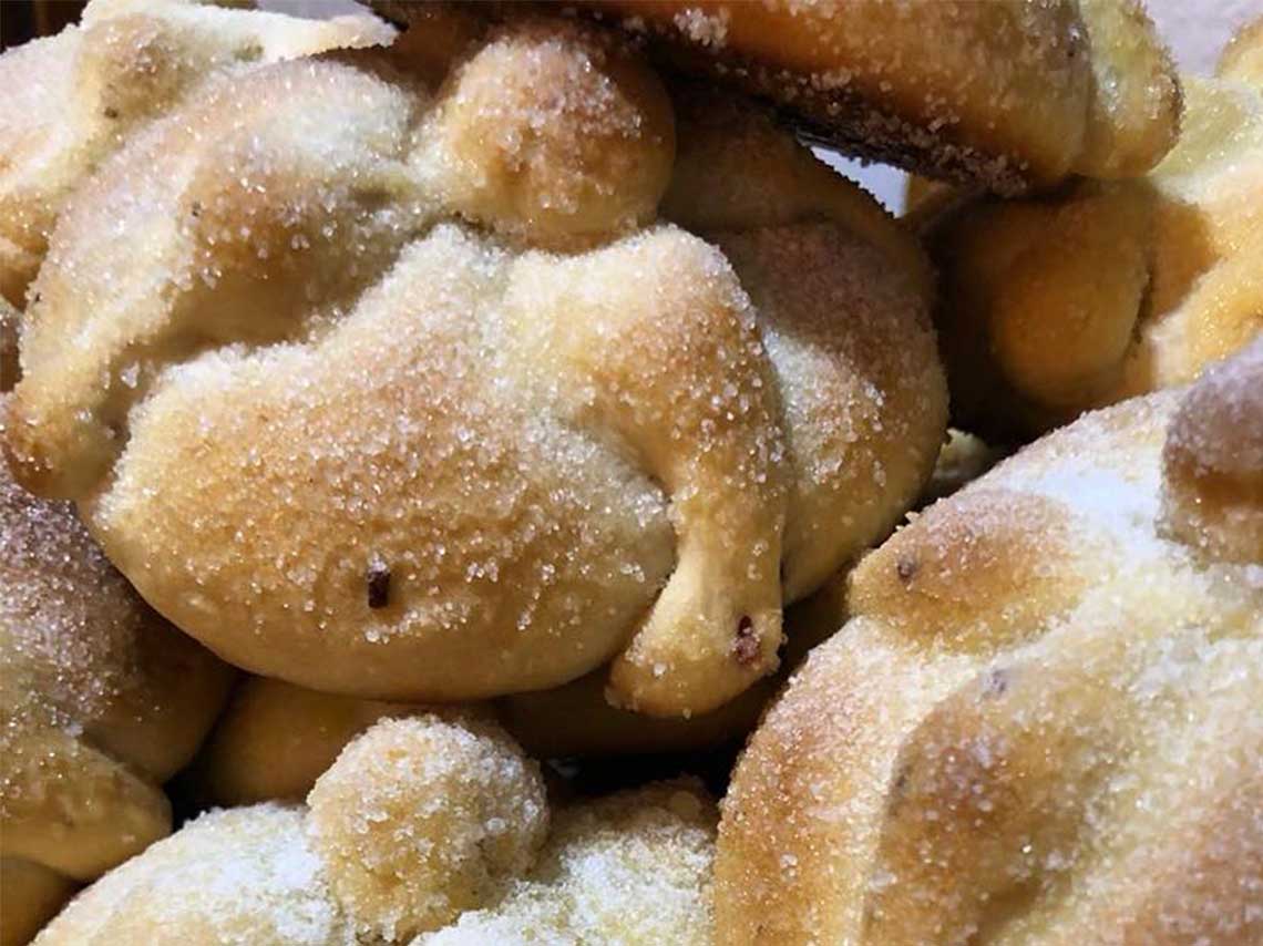 pan de muerto exótico 2018 en CDMX tocino