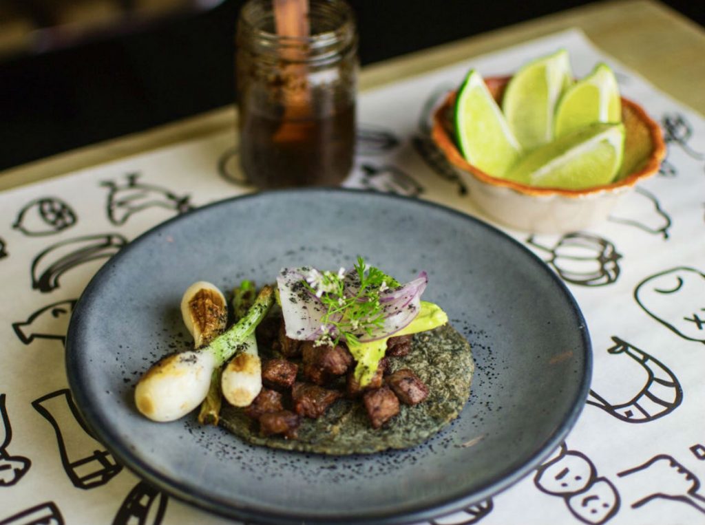 Tacos de autor en el restaurante Lucio.