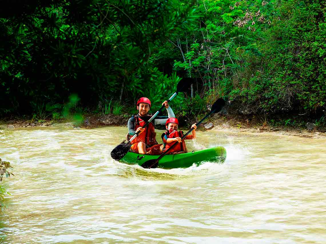 Xavage, el nuevo parque extremo de Xcaret kayak