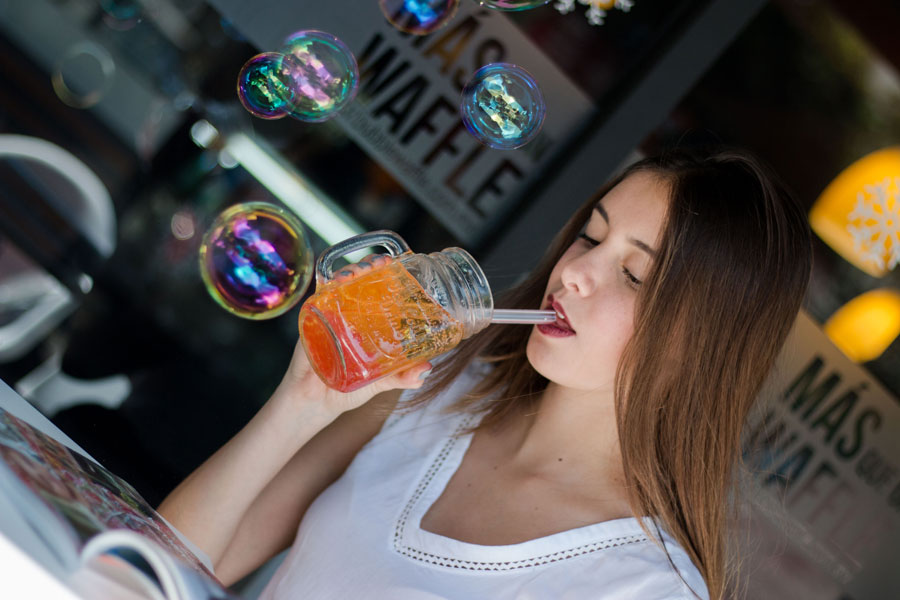 Explosiones de sabor en cada mordida ¡solo en Bubble Waffle!