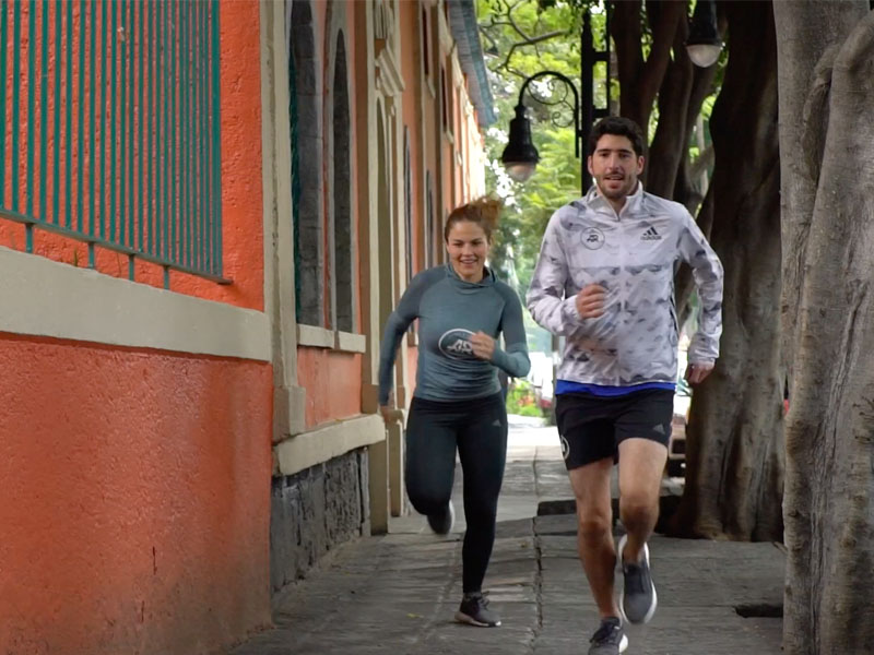 Fartlek running en las calles de Coyoacán