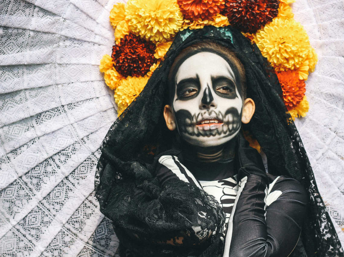 desfile de dia de muertos catrina