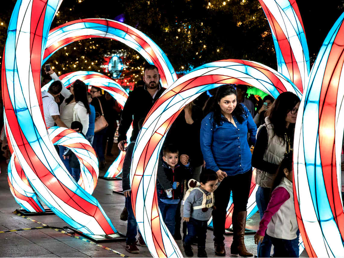 Luztopía 2018: el enorme festival de luces navideñas en Monterrey 1