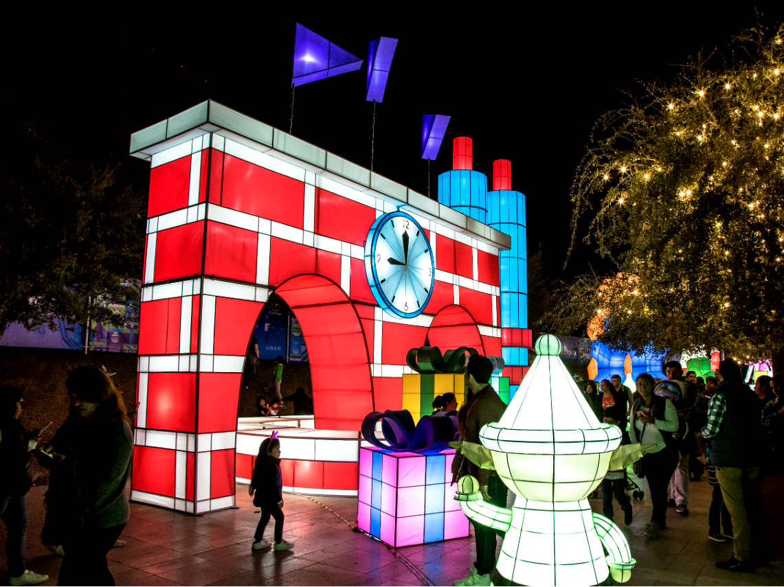 Luztopía 2018: el enorme festival de luces navideñas en Monterrey