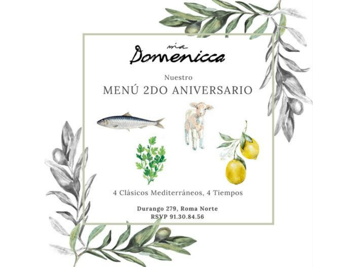 Restaurante mediterráneo de la Roma: Mia Domenicca.