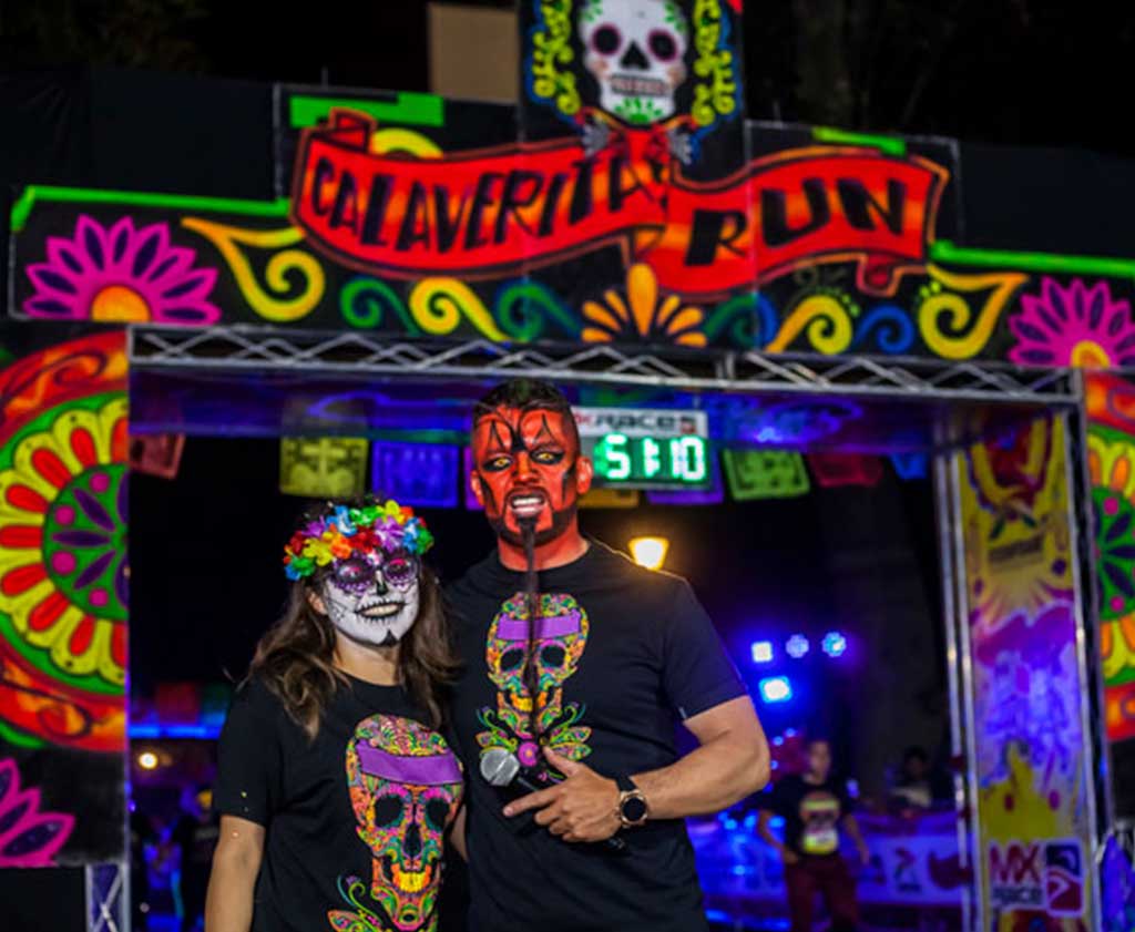 Calaveritas Run 2018: Carrera nocturna, música y pan de muerto