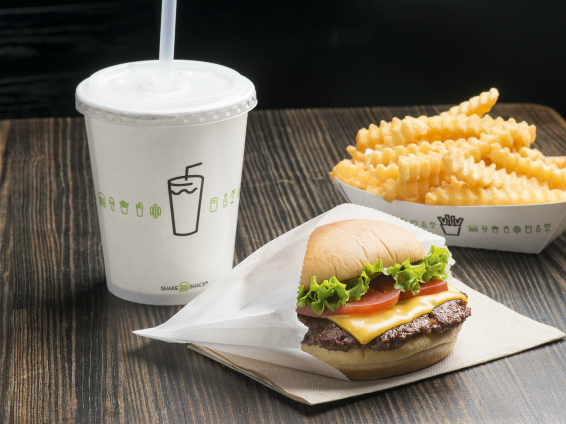 shake shack las hamburguesas-de-nueva york carne bebidas