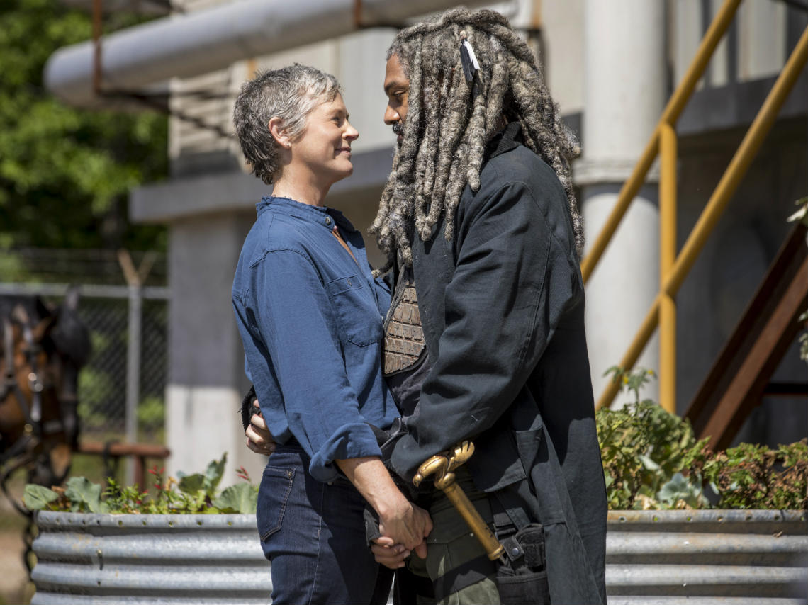 The Walking Dead temporada 9: Carol y Ezekiel