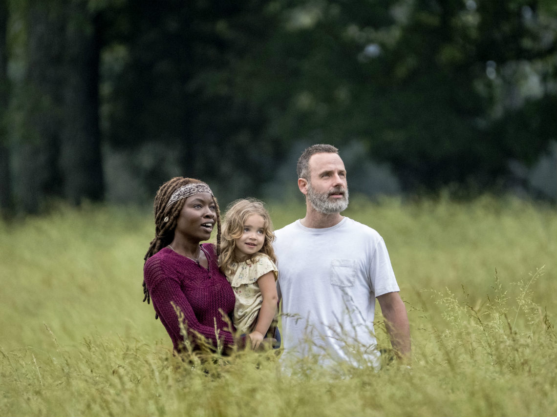 The Walking Dead temporada 9: Rick, Michonne y Judith