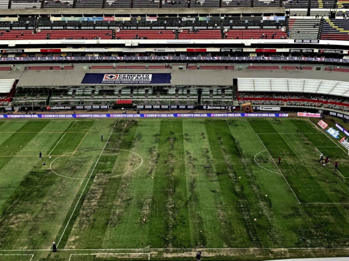 NFL cancela partido en México por deterioro de la cancha del Azteca