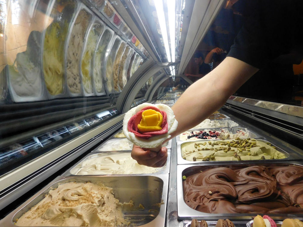 Amorino México, gelato artesanal con forma de flor en CDMX 1