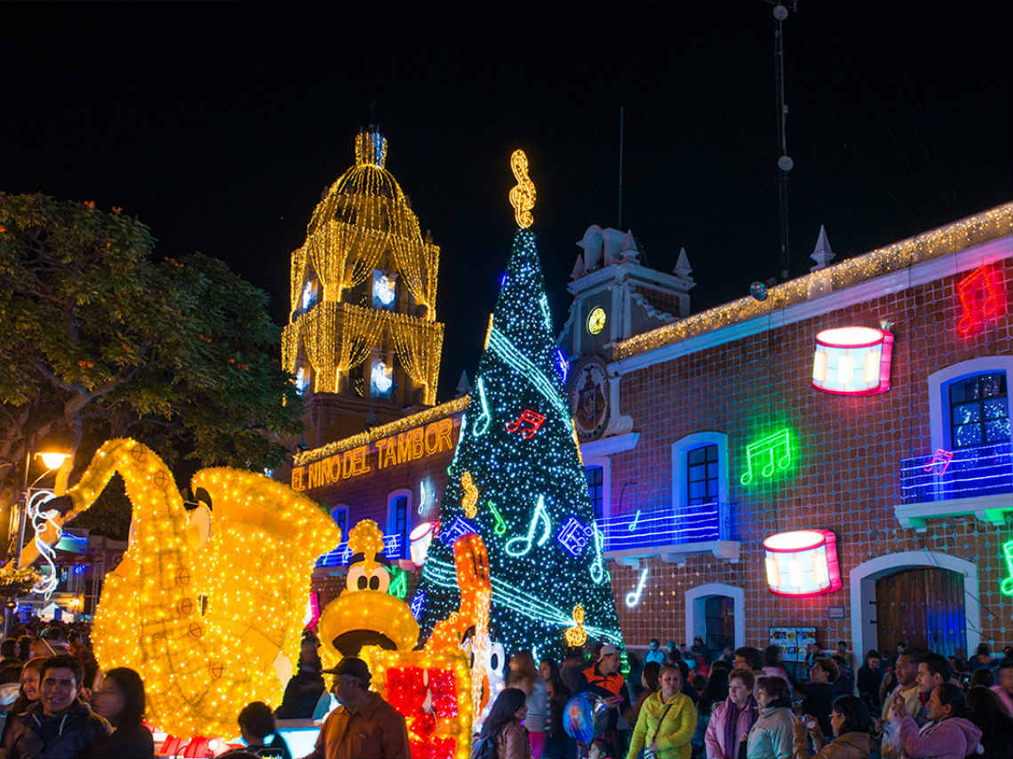 villa iluminada de atlixco 2018 luces led