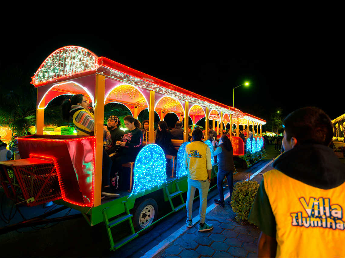 villa iluminada de atlixco 2018 tren