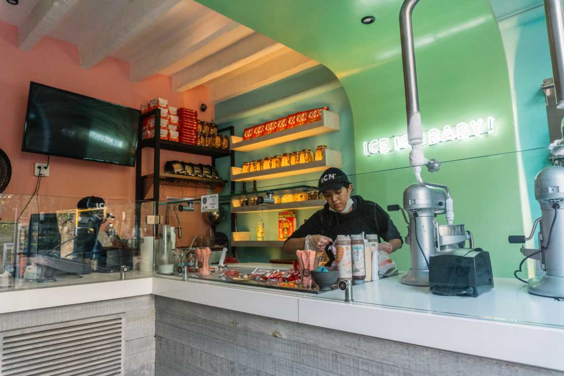 Helado Dónde Ir una bomba chocolatosa sucursal