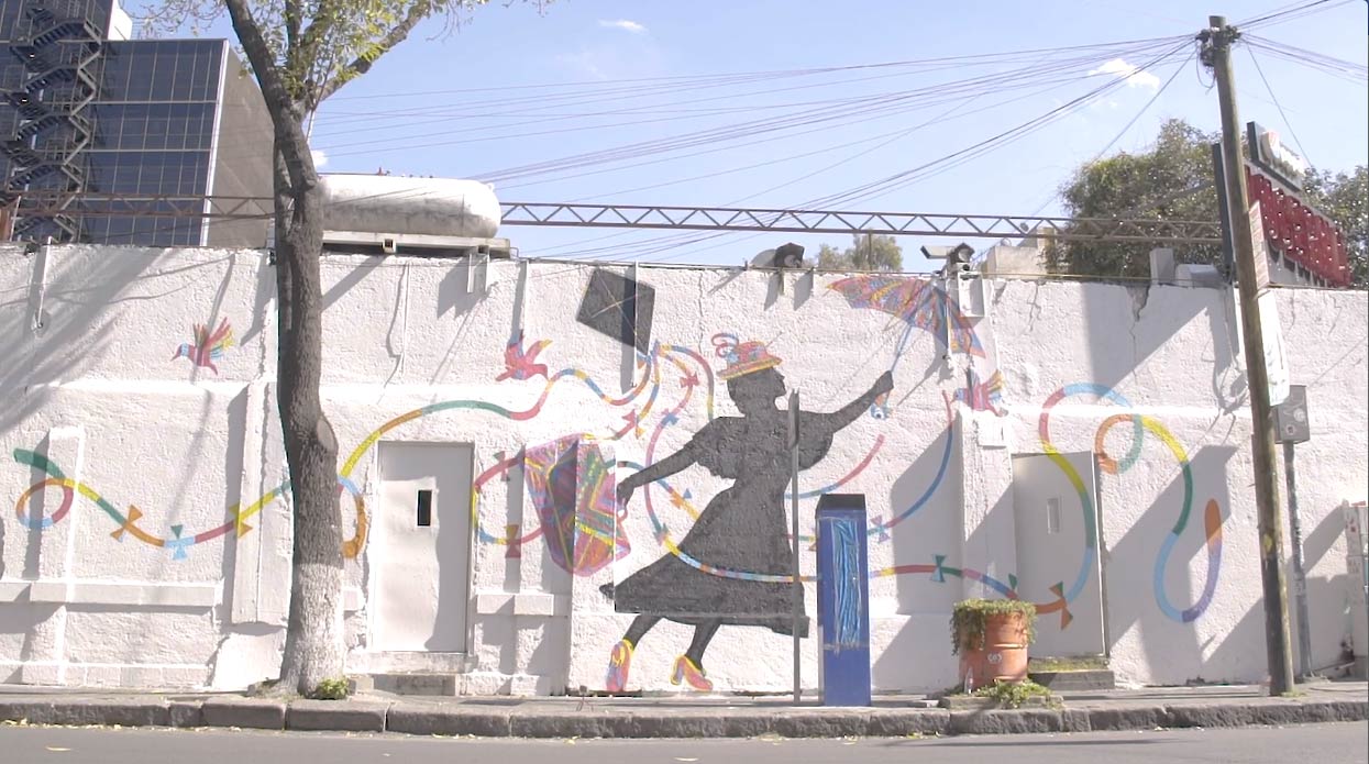 Mary Poppins graffitti cdmxx