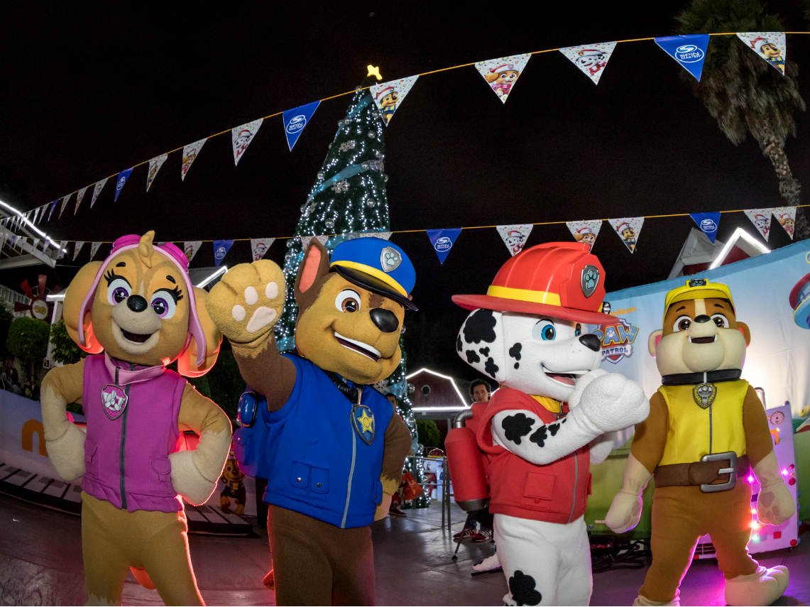 Navidad Nick Jr. 2018 en Granja Las Américas con personajes de Paw Patrol