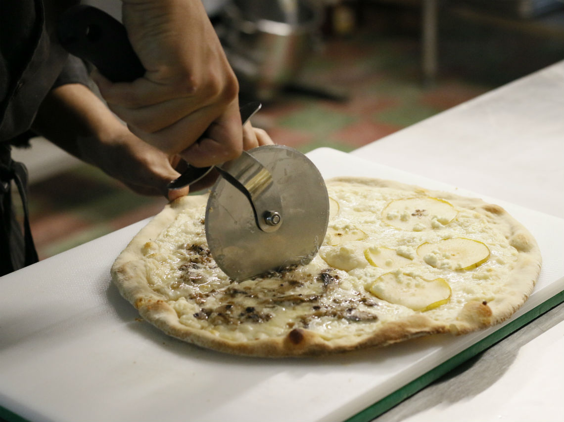 Pizza Rodizio: rebanadas ilimitadas pera