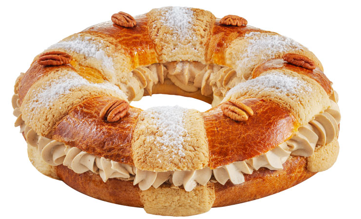 Rosca rellena de crema de nuez El Globo