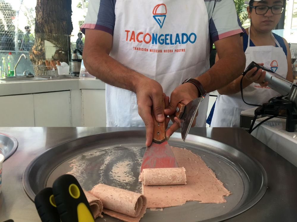 Tacongelado: tacos de helado en rollo, ¡tienen sabor gansito y tequila! 1