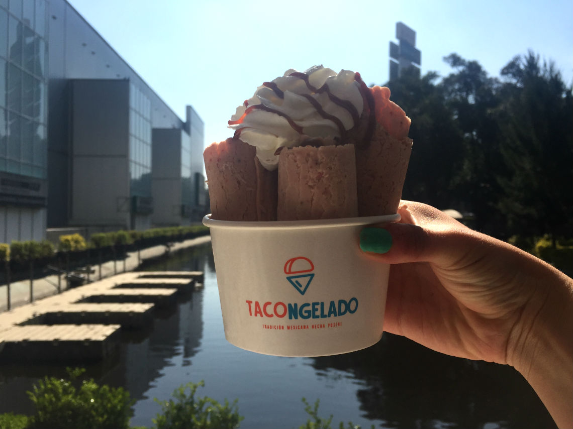 Tacongelado: tacos de helado en rollo, ¡tienen sabor gansito y tequila! 2