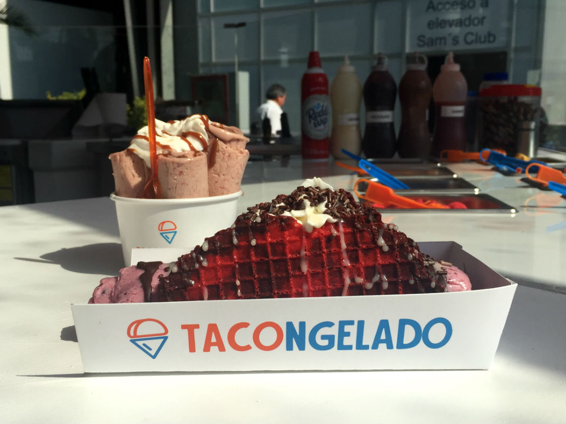 Tacongelado: tacos de helado en rollo, ¡tienen sabor gansito y tequila! 3