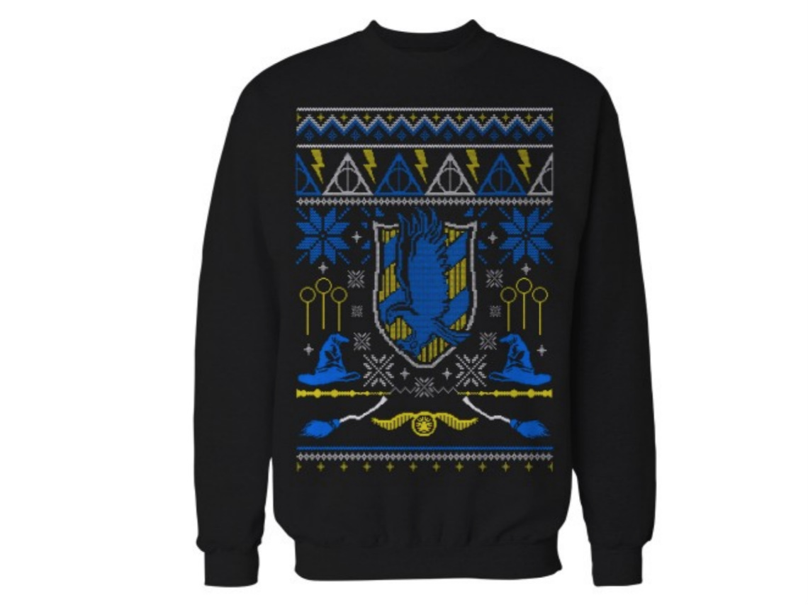 Ugly Xmas Sweater Ravenclaw Harry Potter