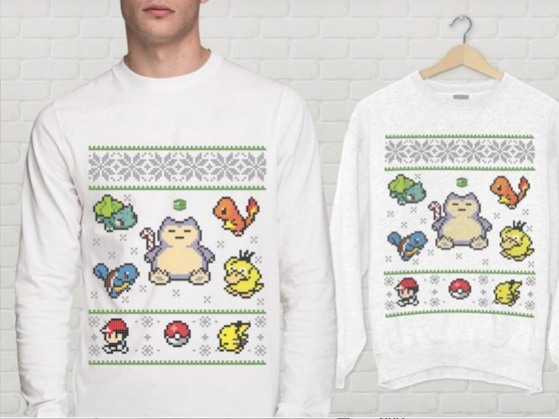 Ugly Xmas Sweater Pokemón