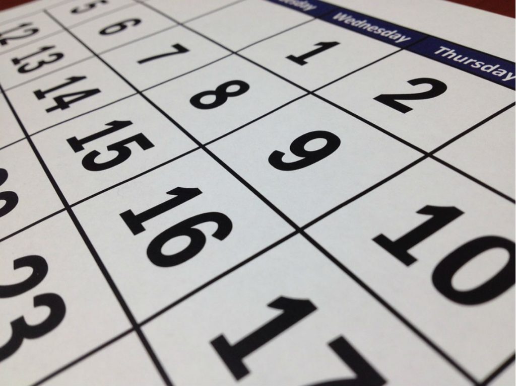 Días de asueto y puentes del 2019 escapa calendario