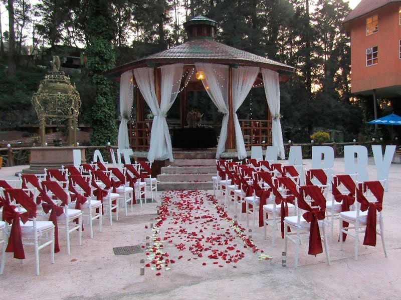 Boda romántica en La Escondida