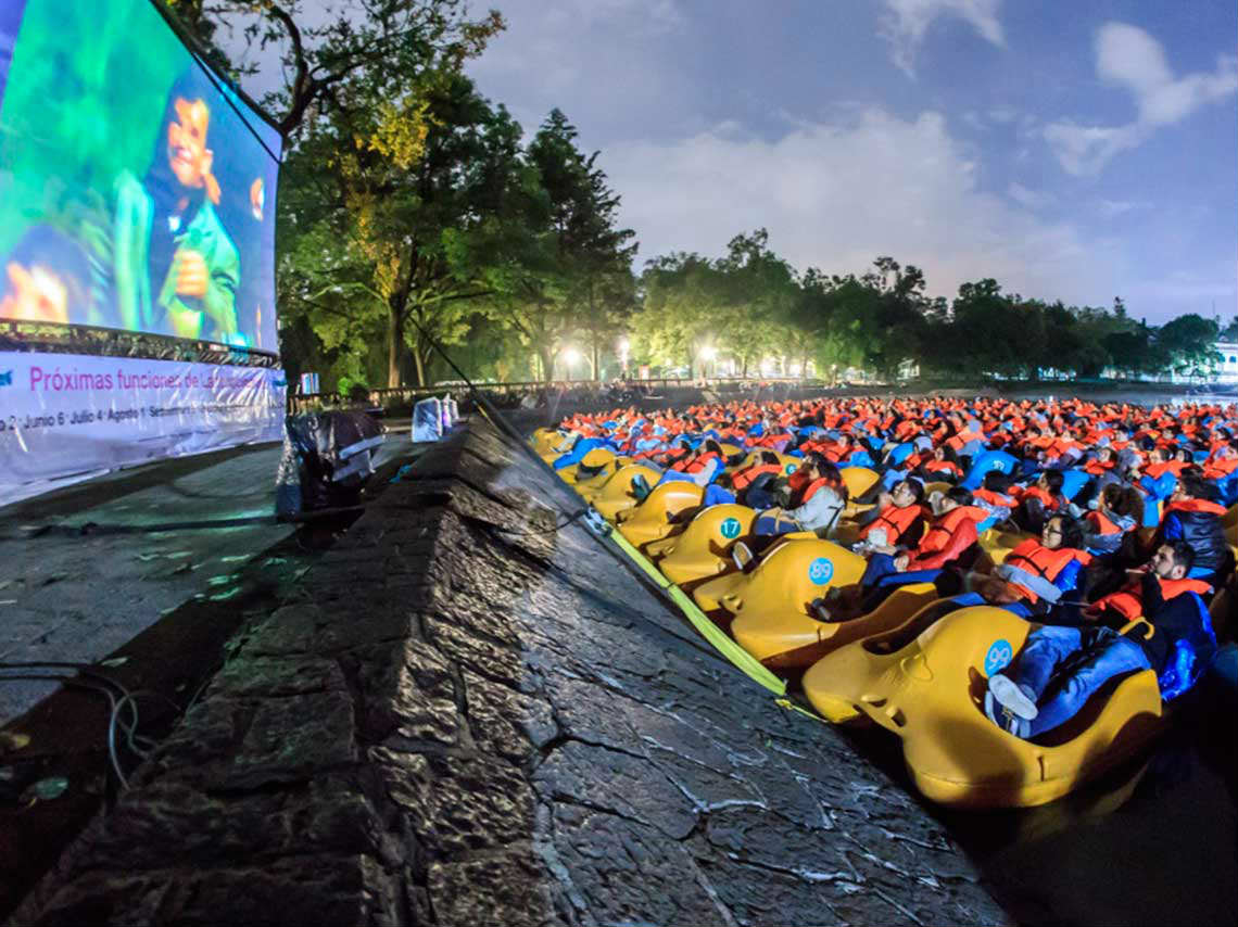 La forma del agua en el Lanchacinema del Bosque de Chapultepec