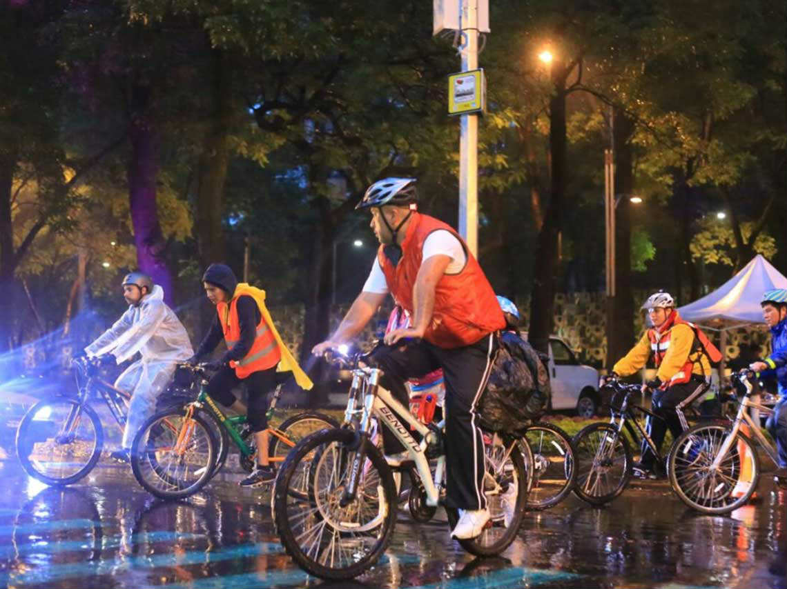 Paseo Nocturno en Bicicleta por CDMX rodada