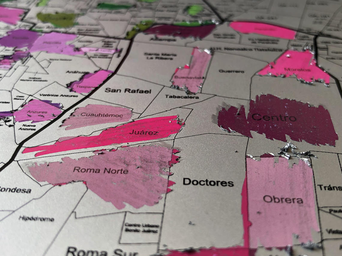Conoce el primer mapa rascable de nuestra CDMX