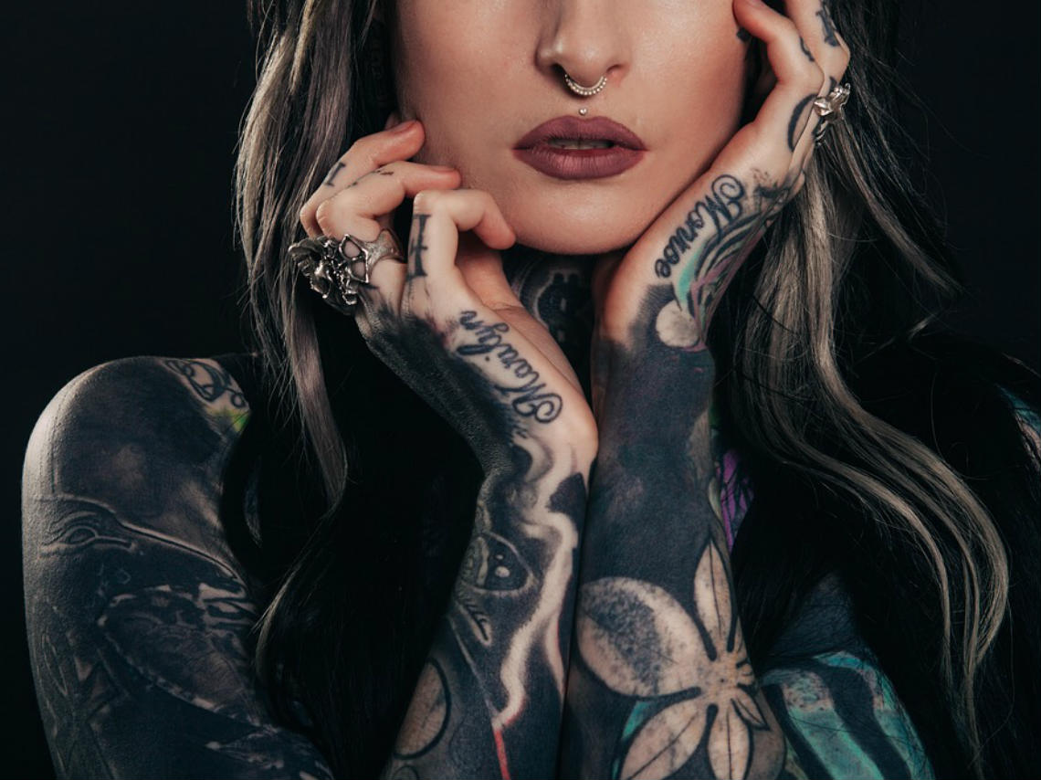 Tercera Convención de Tatuajes en CDMX mujer