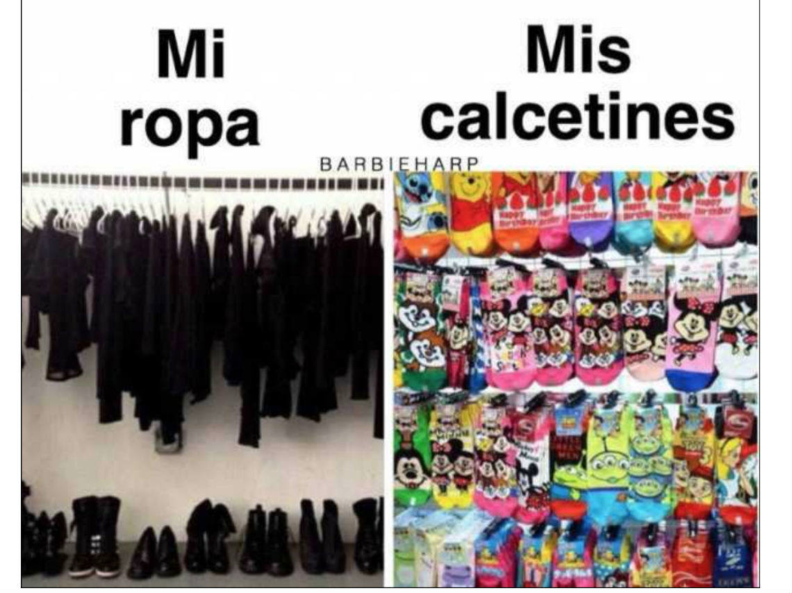 Calcetas y meme