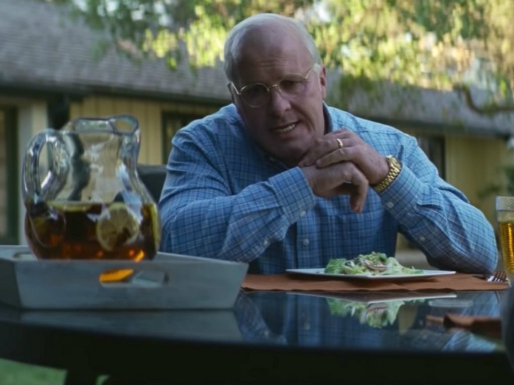 El vicepresidente, Christian Bale como Dick Cheney