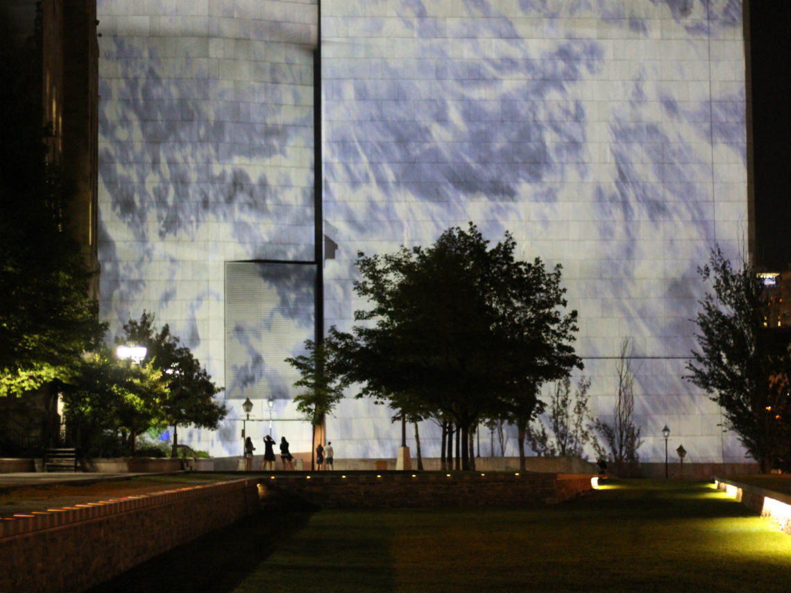 Video mapping en las calles de Montreal