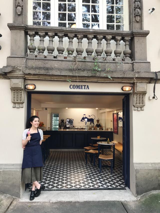 Fachada de Helados Cometa