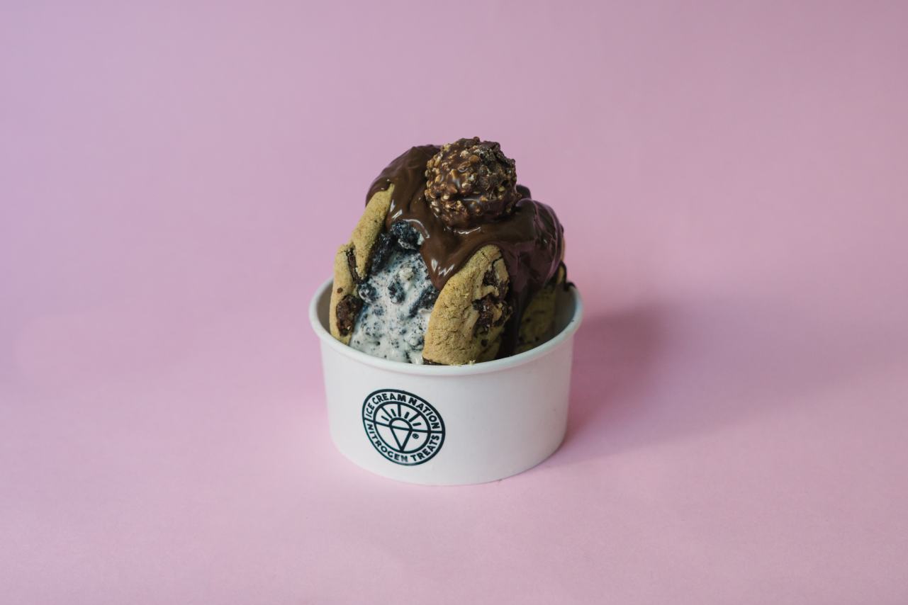 Helado de chocolate de Ice cream nation