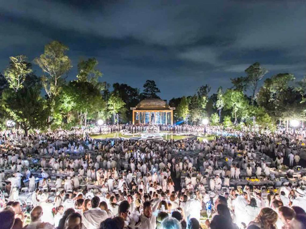 Le Dîner en Blanc 2019 lugar emblematico