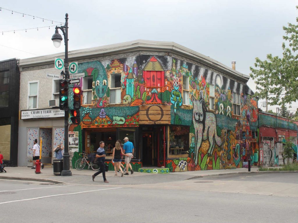 Tour de murales en Montreal
