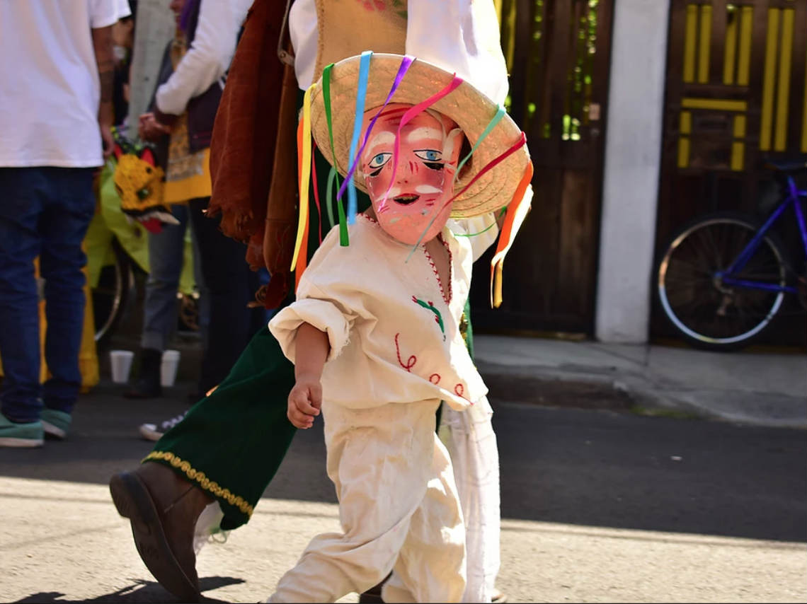 Carnaval de Azcapotzalco 2019 niños disfrazados